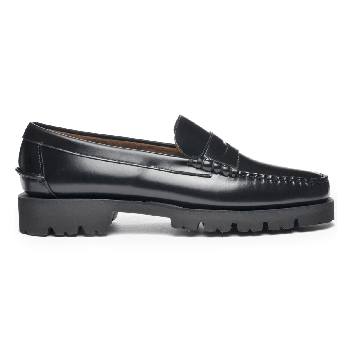 Sebago Men's Dan Lug Black Leather - 11025104 - Tip Top Shoes of New York