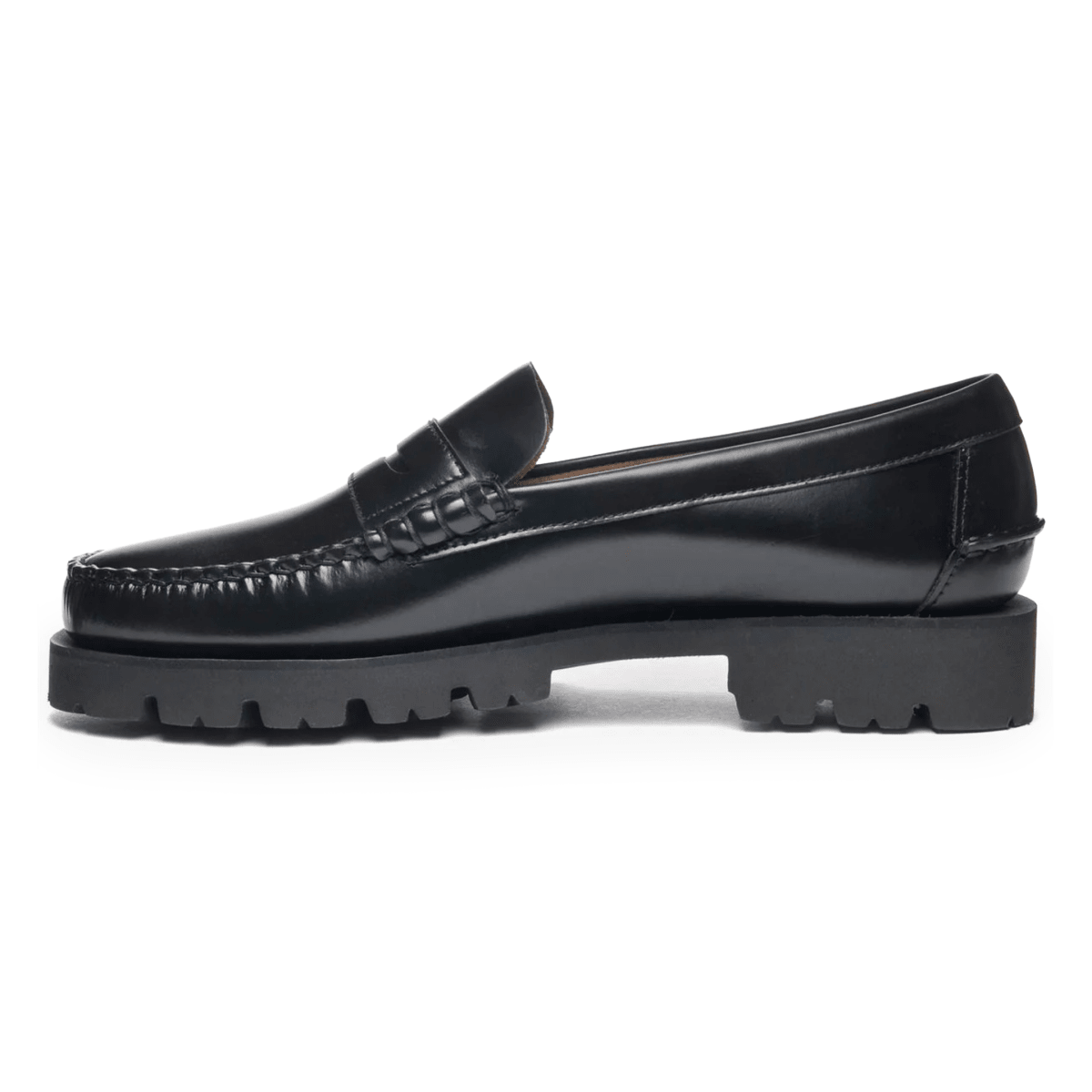 Sebago Men's Dan Lug Black Leather - 11025104 - Tip Top Shoes of New York