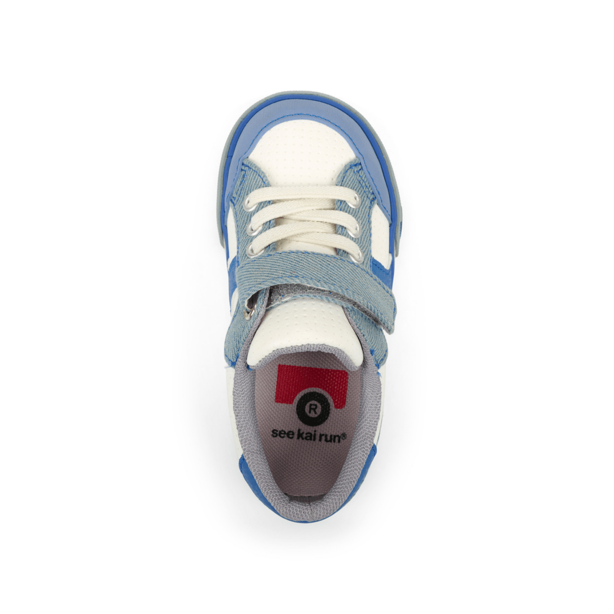 See Kai Run Toddlers Connor White/Washed Denim - 1102715 - Tip Top Shoes of New York
