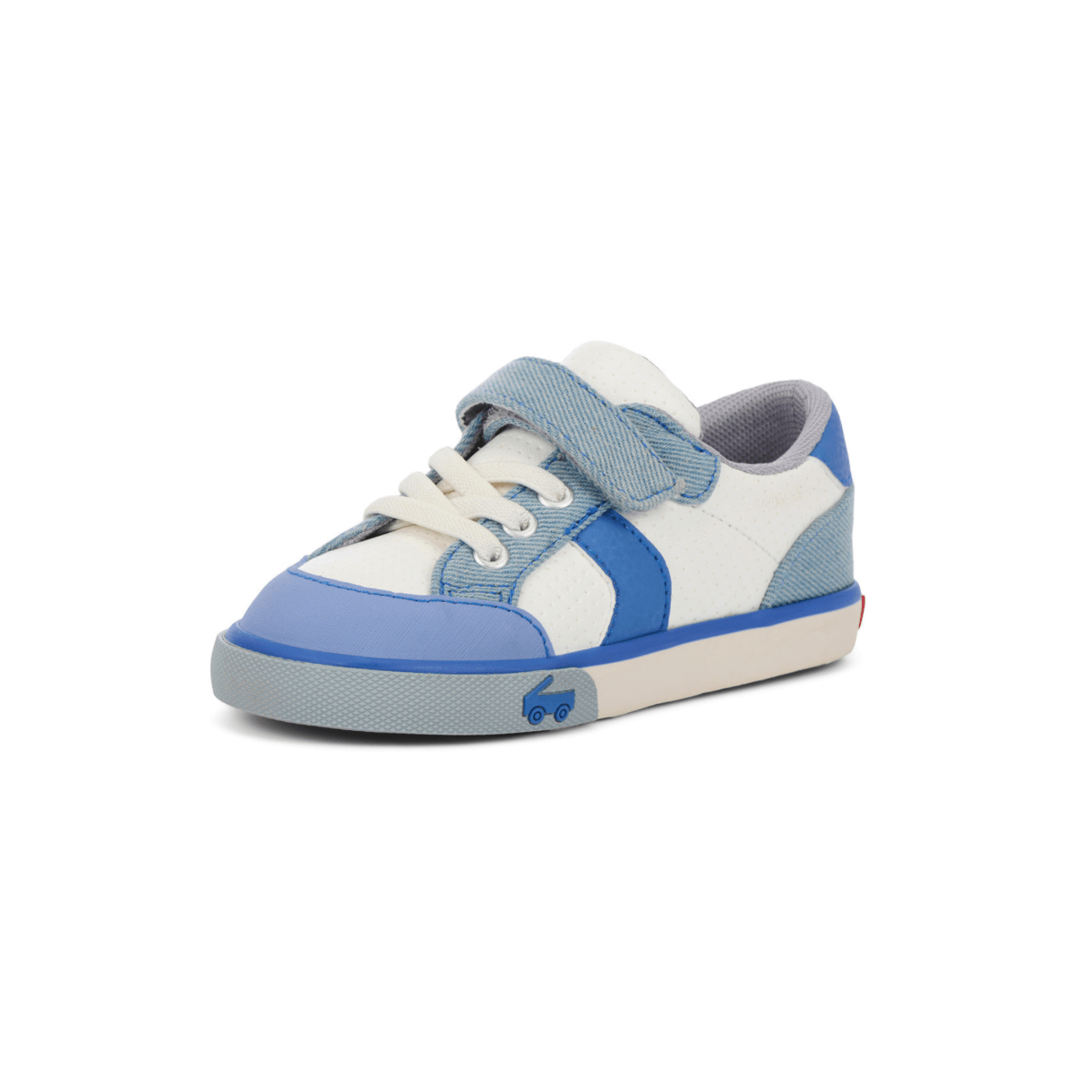 See Kai Run Toddlers Connor White/Washed Denim - 1102715 - Tip Top Shoes of New York