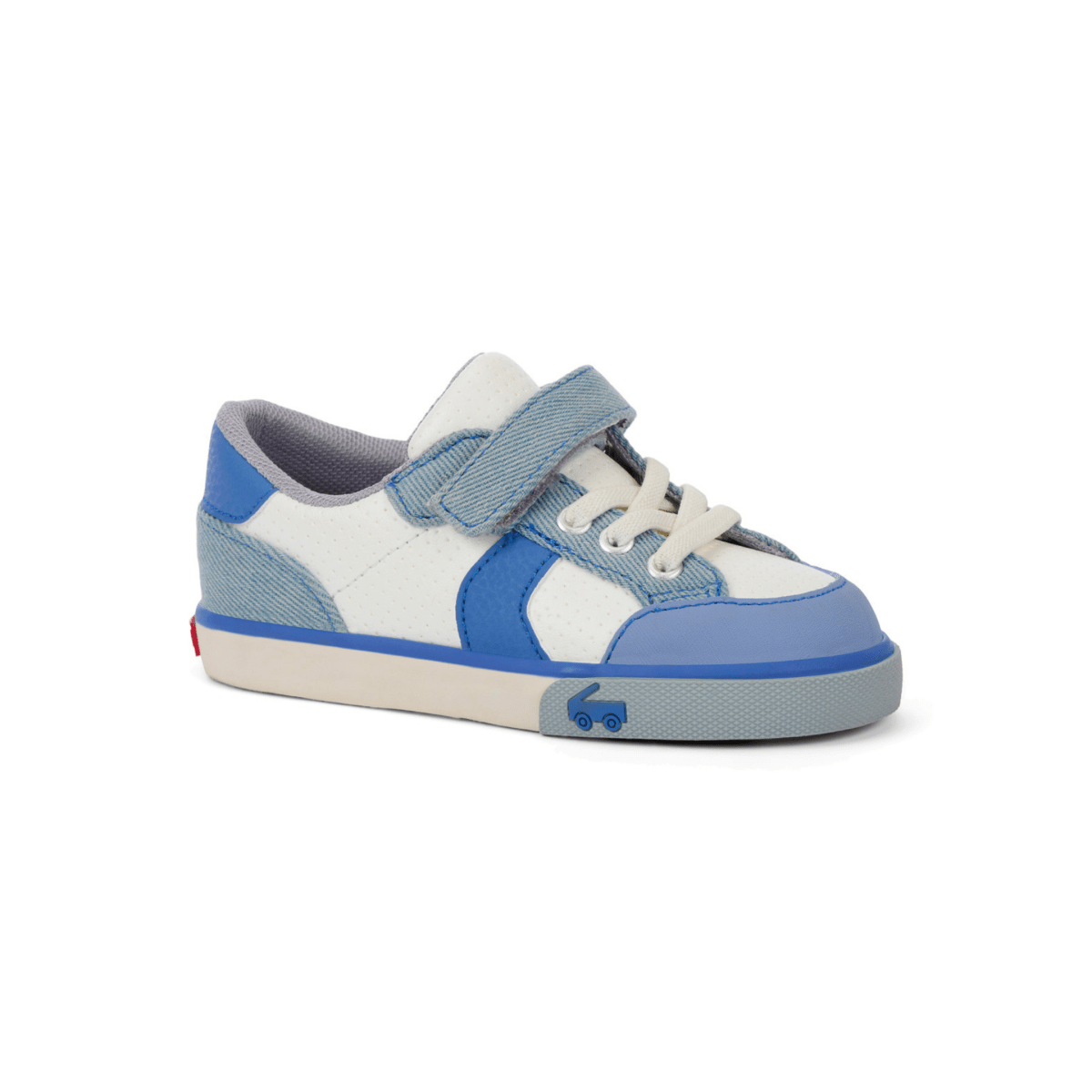 See Kai Run Toddlers Connor White/Washed Denim - 1102715 - Tip Top Shoes of New York