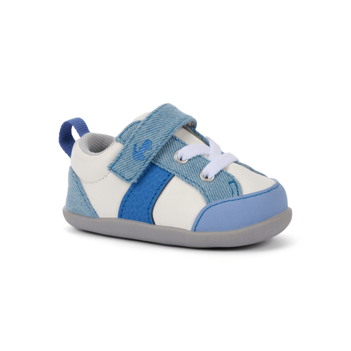 See Kai Run Toddlers Conor Mini White/Denim - 1102687 - Tip Top Shoes of New York