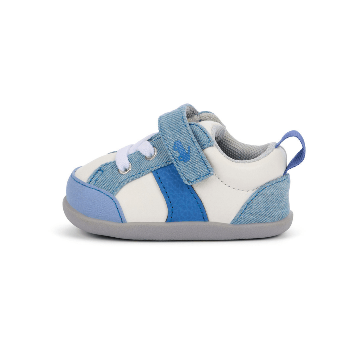 See Kai Run Toddlers Conor Mini White/Denim - 1102687 - Tip Top Shoes of New York