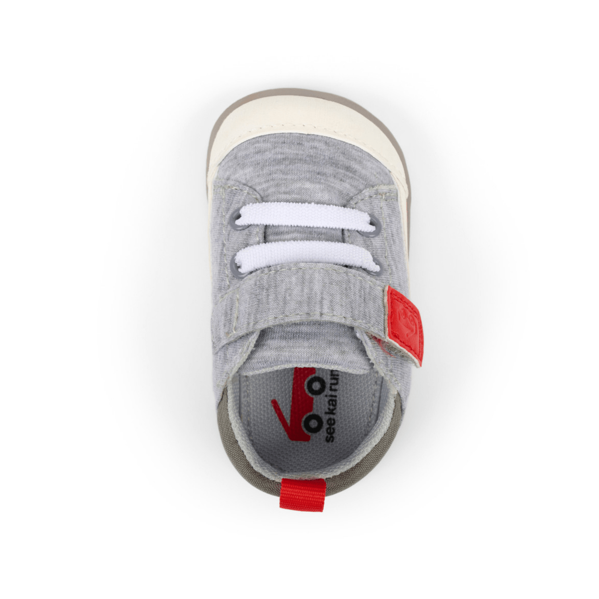 See Kai Run Toddlers Stevie Mini Grey Jersey/Red - 1102672 - Tip Top Shoes of New York
