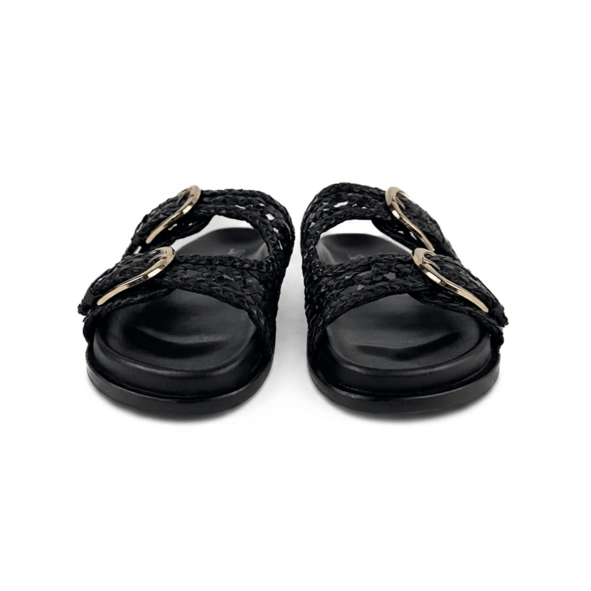 Silent D Women's Britmi Black Woven Leather - 9031397 - Tip Top Shoes of New York