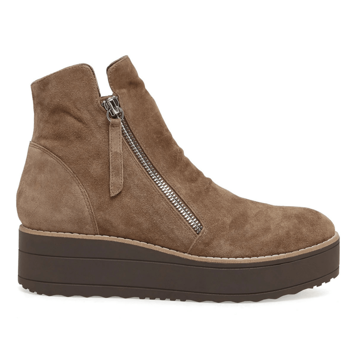 Silent D Women's Nene Light Chocolate Suede - 9035201 - Tip Top Shoes of New York