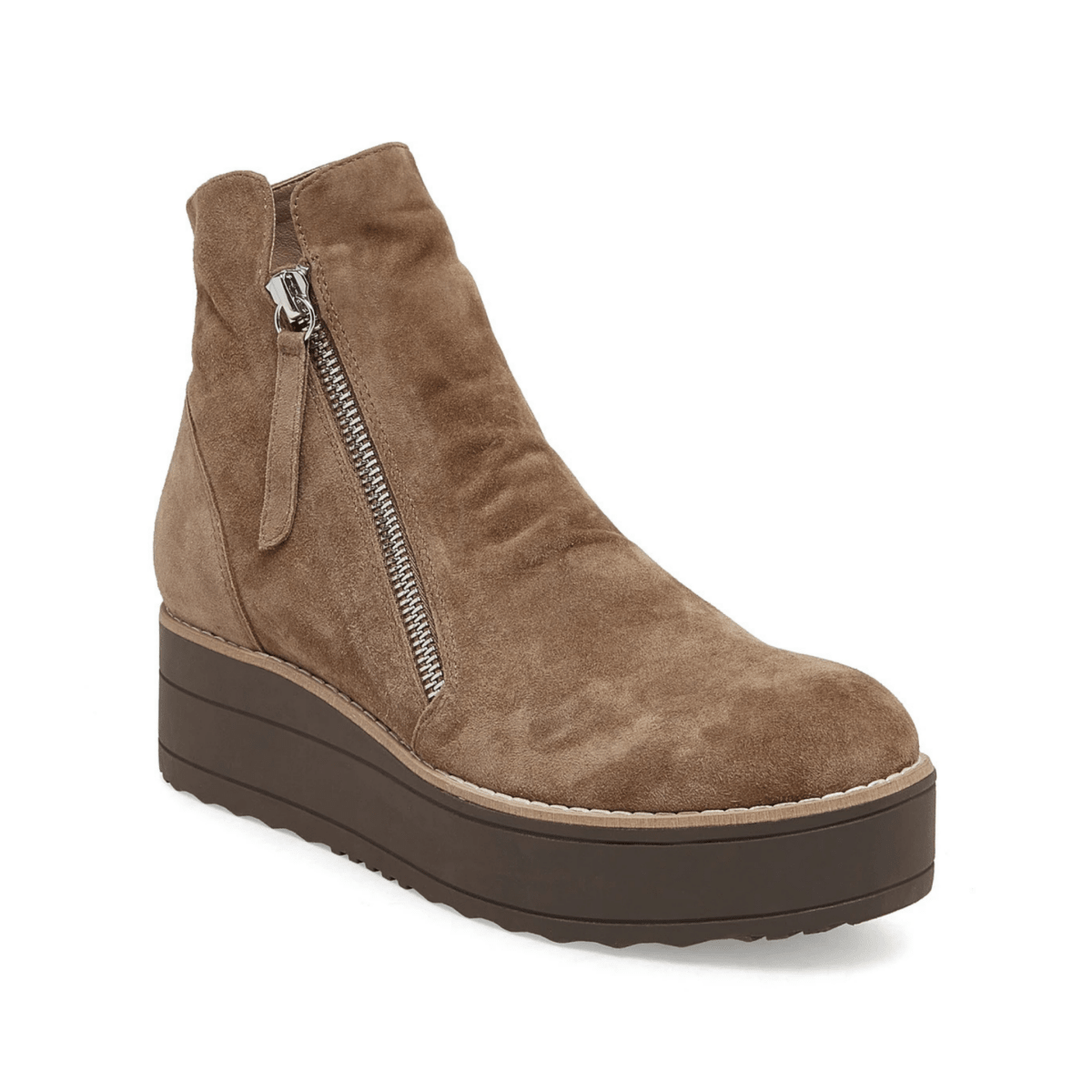 Silent D Women's Nene Light Chocolate Suede - 9035201 - Tip Top Shoes of New York