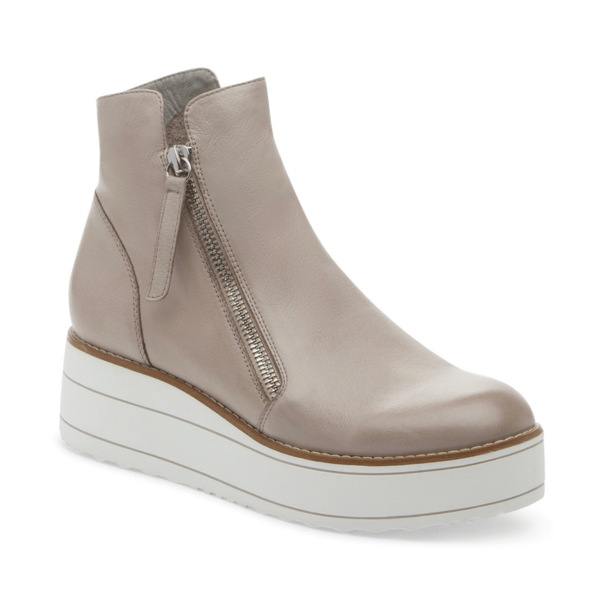 Silent D Women's Nene Misty Grey Leather - 9025447 - Tip Top Shoes of New York