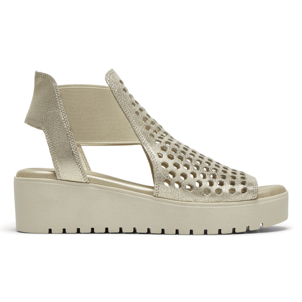 Silent D Women's Odeya Beige/Gold/Almond Sole - 9031365 - Tip Top Shoes of New York