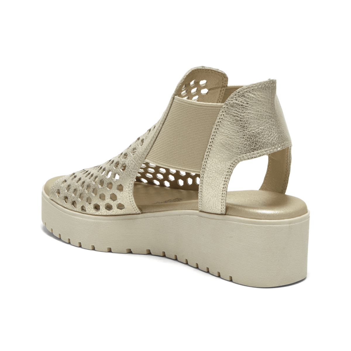 Silent D Women's Odeya Beige/Gold/Almond Sole - 9031365 - Tip Top Shoes of New York