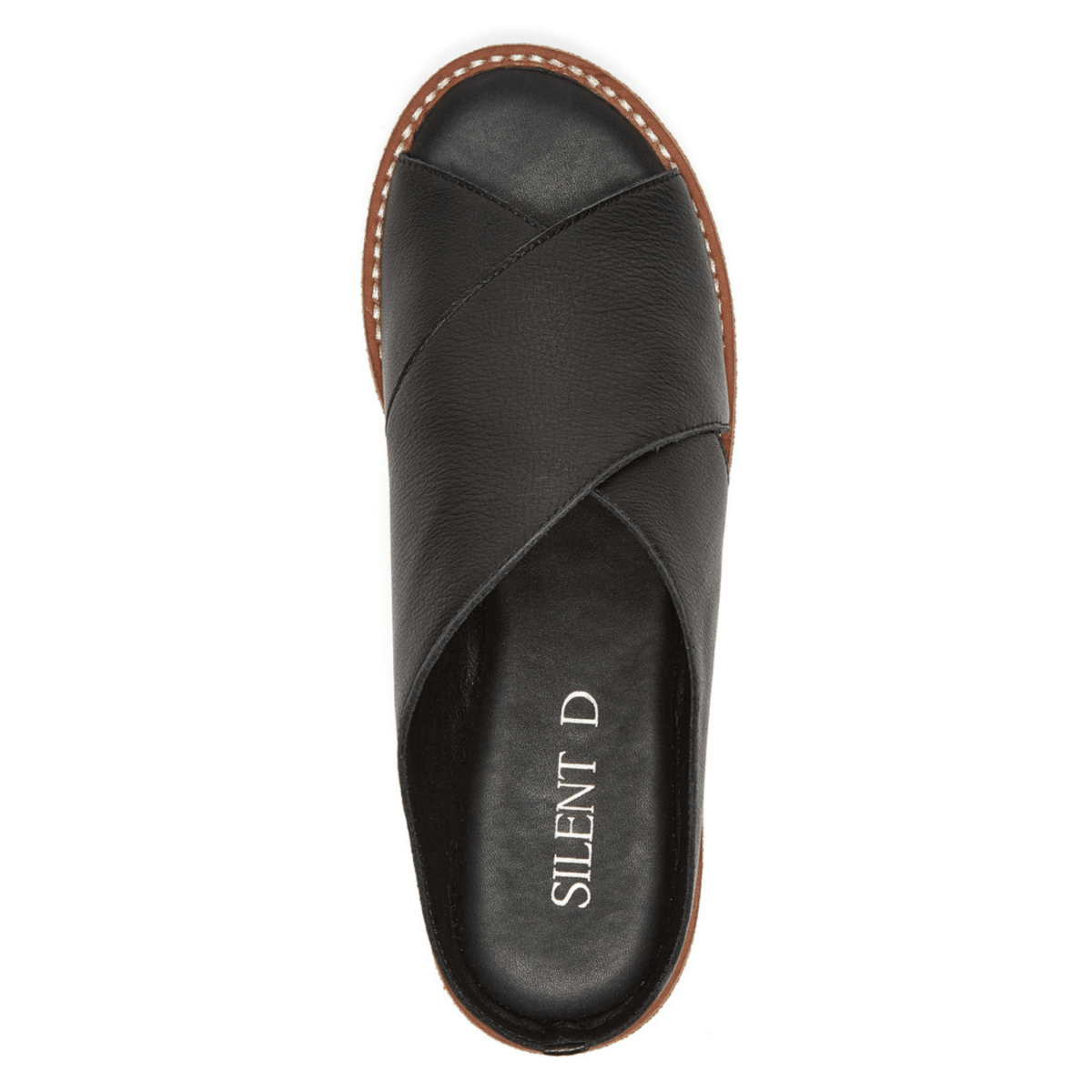 Silent D Women's Orelia Black Leather - 9021875 - Tip Top Shoes of New York