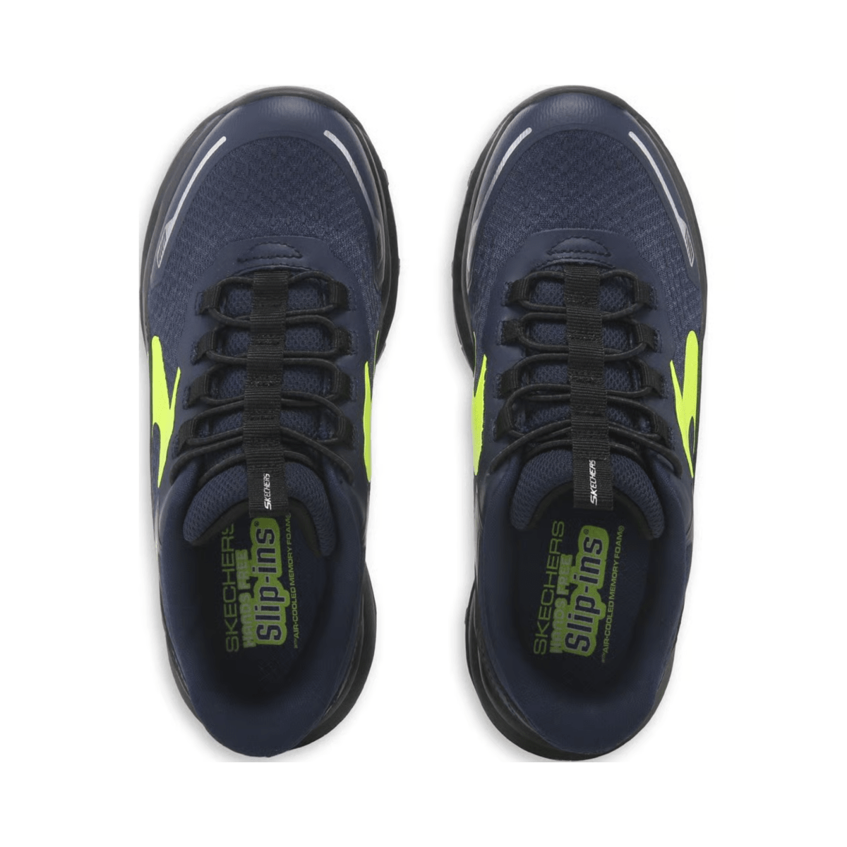 Skechers Boys (Grade School) 404203LNVBK Slip-ins: Glide-Step Plus - Vista-Lane Navy/Black/Lime - 1112161 - Tip Top Shoes of New York