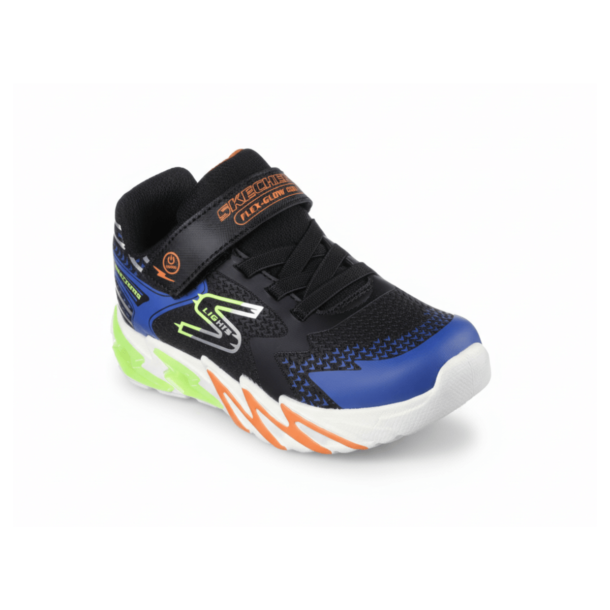 Skechers Boys (Preschool) 400138LBKBL S Lights: Flex - Glow Bolt - 1081668 - Tip Top Shoes of New York