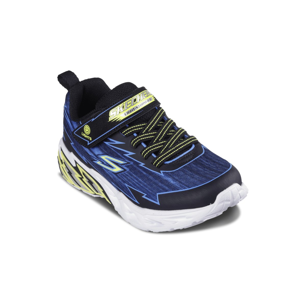 Skechers Boys' (Preschool) 400149LBKBL Light Storm 2.0 - Bolt - Brights Black/Blue - 1100225 - Tip Top Shoes of New York