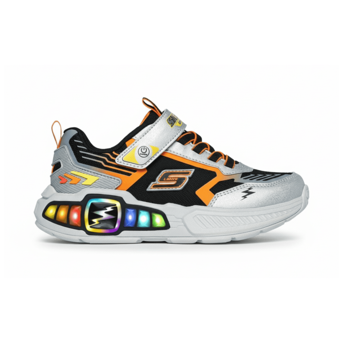 Skechers Boys (Preschool) 400151LSLBK Light Storm 3.0 Silver/Black - 1089902 - Tip Top Shoes of New York