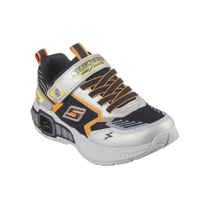 Skechers Boy's (Preschool) 400151LSLBK Light Storm 3.0 Silver/Black - 1089902 - Tip Top Shoes of New York