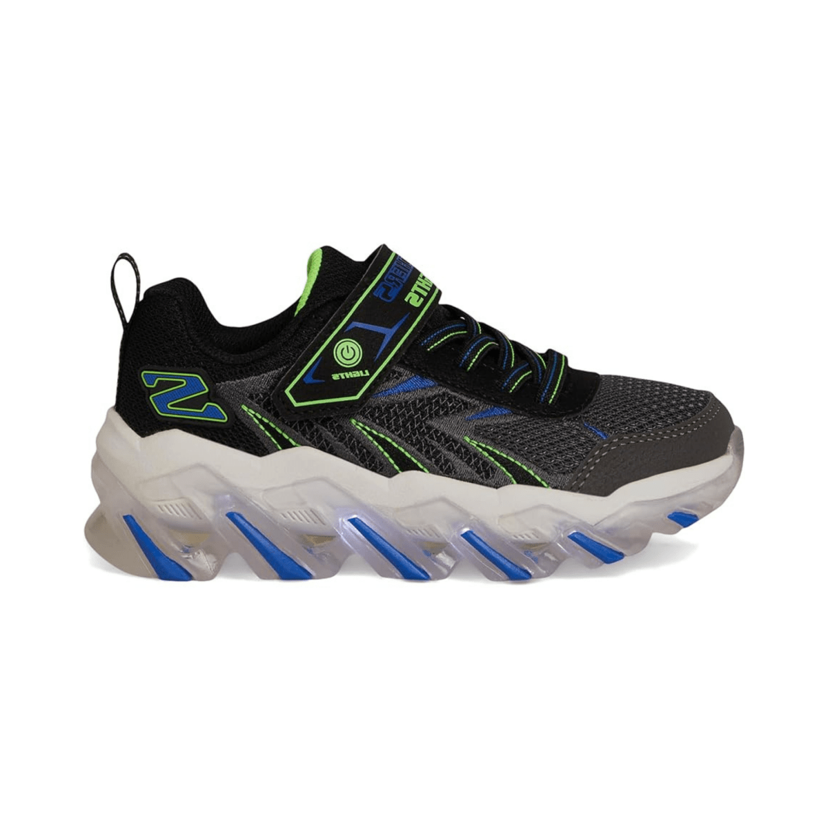 Skechers Boys' (Preschool) 400165LCCBK S - Lights: Mega - Surge 2.0 Charcoal/Black - 1100441 - Tip Top Shoes of New York