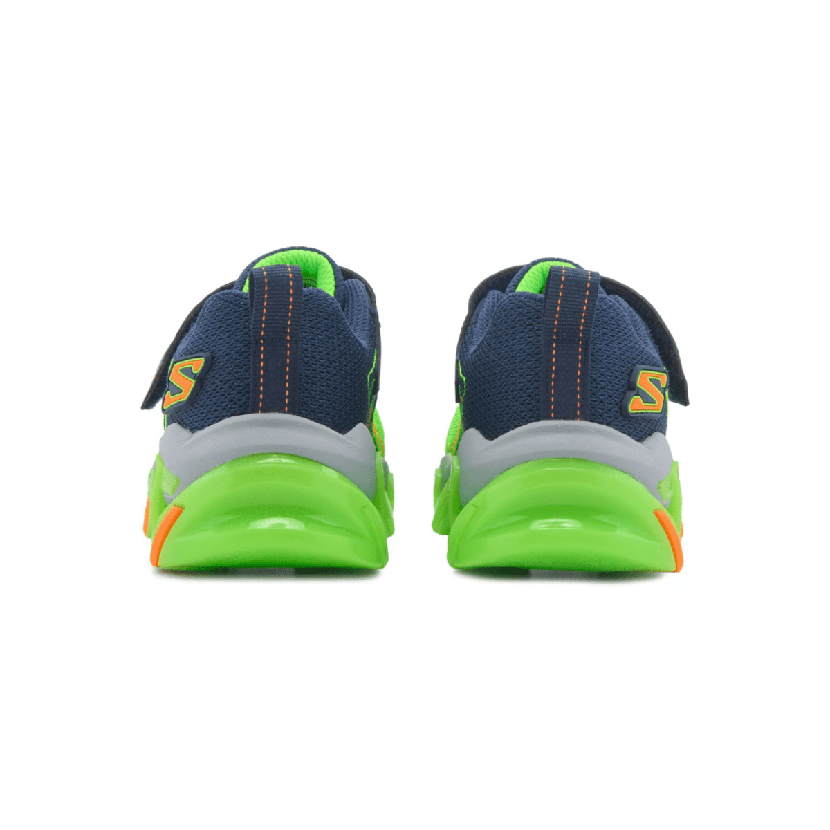 Skechers Boys' (Preschool) 400165LLMNV S - Lights: Mega - Surge 2.0 Lime/Navy - 1100266 - Tip Top Shoes of New York