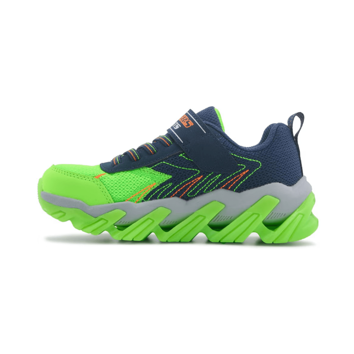 Skechers Boys' (Preschool) 400165LLMNV S - Lights: Mega - Surge 2.0 Lime/Navy - 1100266 - Tip Top Shoes of New York