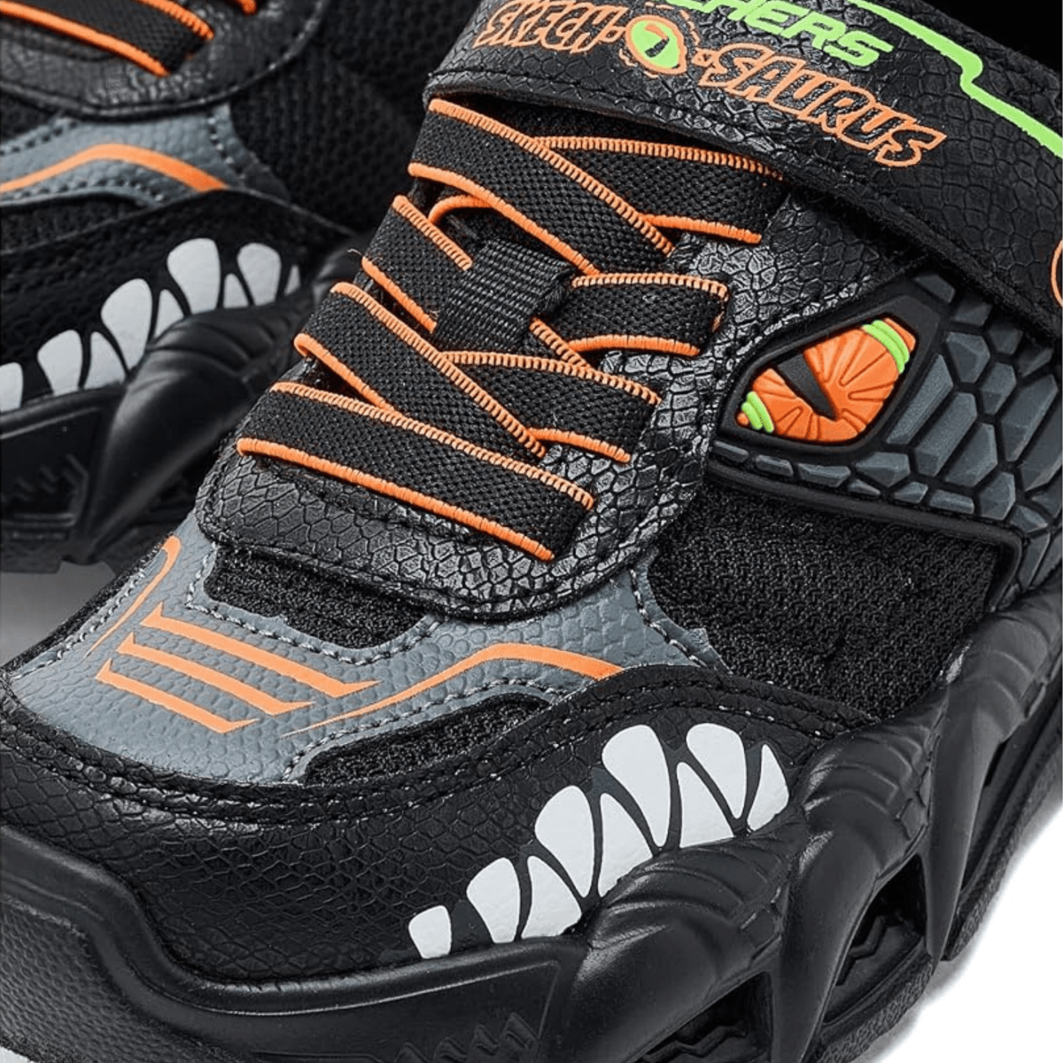 Skechers Boys (Preschool) 400175LBKLM Skech-O-Saurus Lights 3.0 Black/Lime - 1112111 - Tip Top Shoes of New York