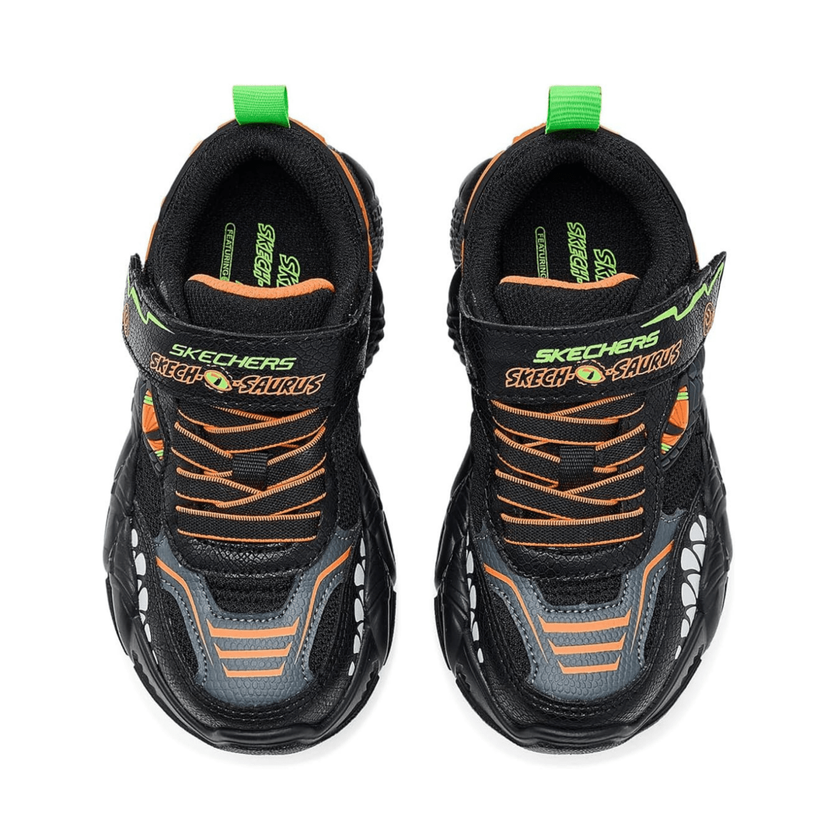 Skechers Boys (Preschool) 400175LBKLM Skech-O-Saurus Lights 3.0 Black/Lime - 1112111 - Tip Top Shoes of New York