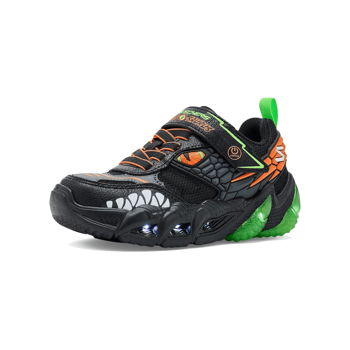 Skechers Boys (Preschool) 400175LBKLM Skech-O-Saurus Lights 3.0 Black/Lime - 1112111 - Tip Top Shoes of New York
