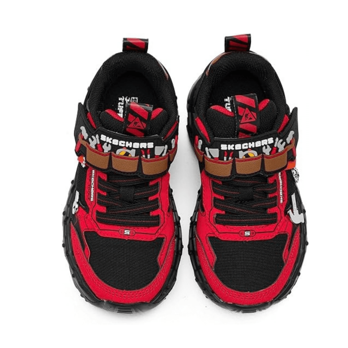Skechers Boys (Preschool) 402130LRDBK Mega Flex Lite Tuff Toolz Red/Black - 1112085 - Tip Top Shoes of New York