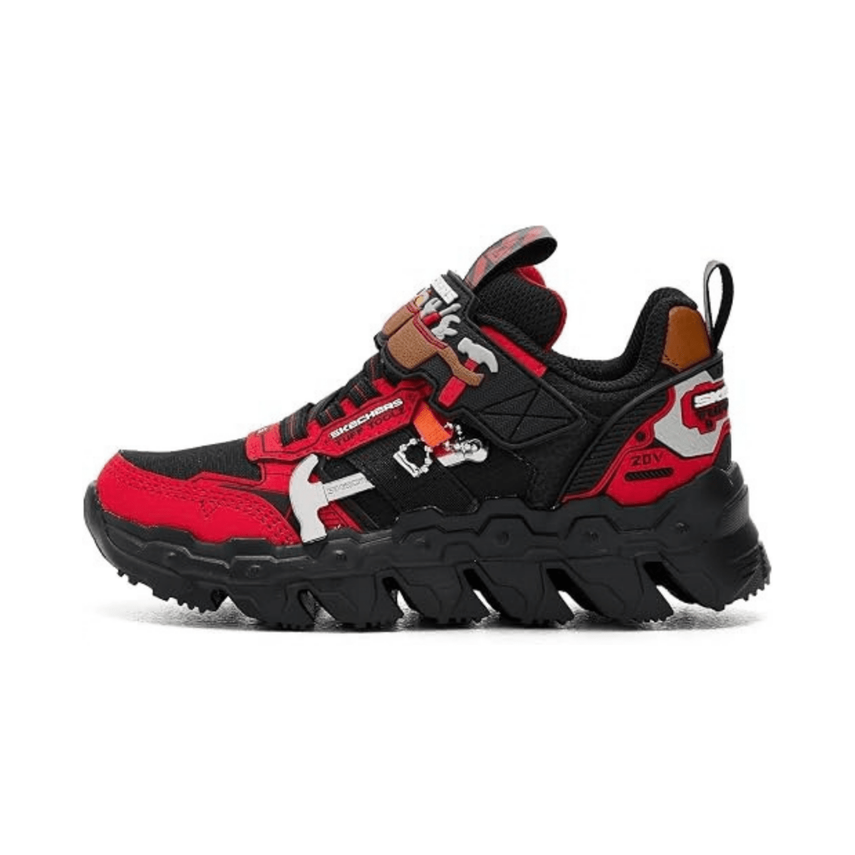 Skechers Boys (Preschool) 402130LRDBK Mega Flex Lite Tuff Toolz Red/Black - 1112085 - Tip Top Shoes of New York