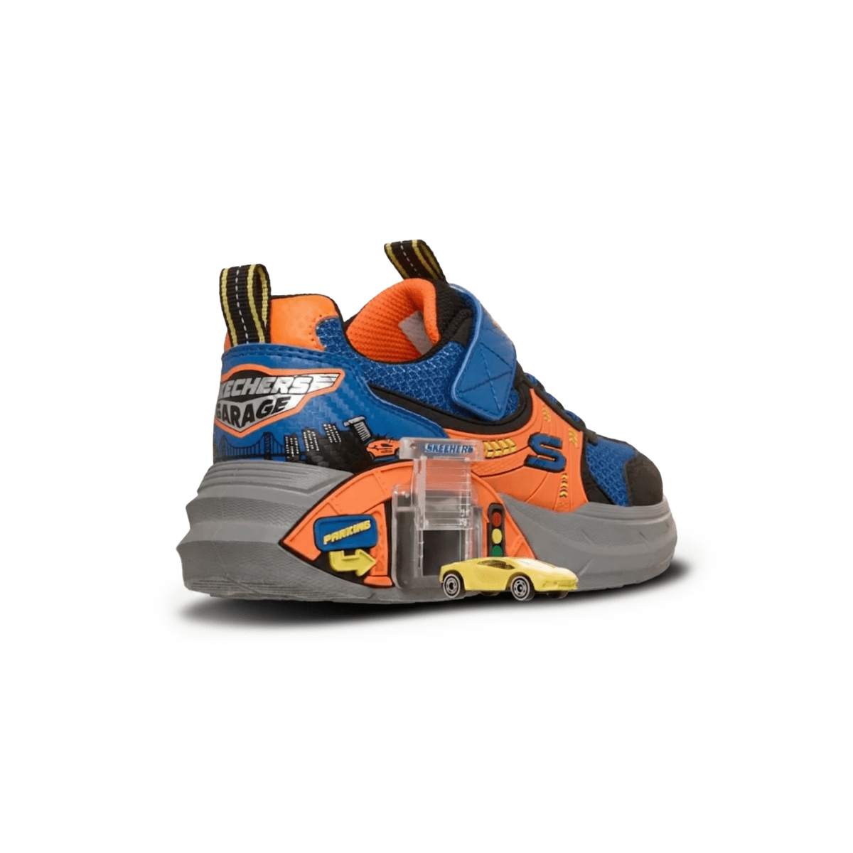 Skechers Boys (Preschool) 402150LBBOR Garage Black/Blue/Orange - 1110718 - Tip Top Shoes of New York