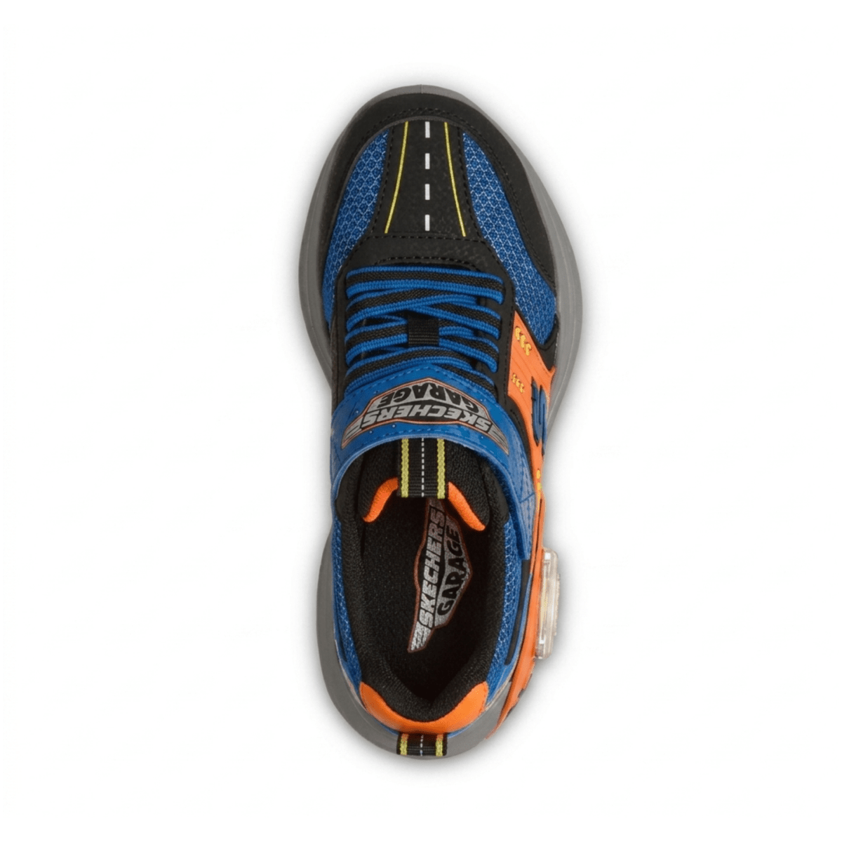 Skechers Boys (Preschool) 402150LBBOR Garage Black/Blue/Orange - 1110718 - Tip Top Shoes of New York
