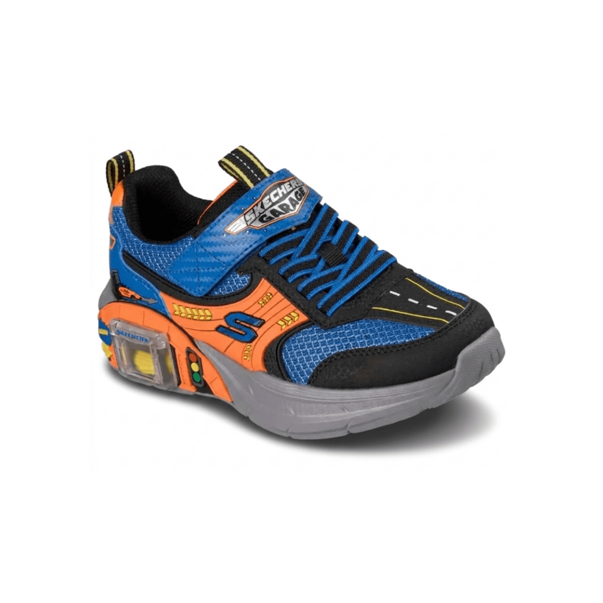 Skechers Boys (Preschool) 402150LBBOR Garage Black/Blue/Orange - 1110718 - Tip Top Shoes of New York