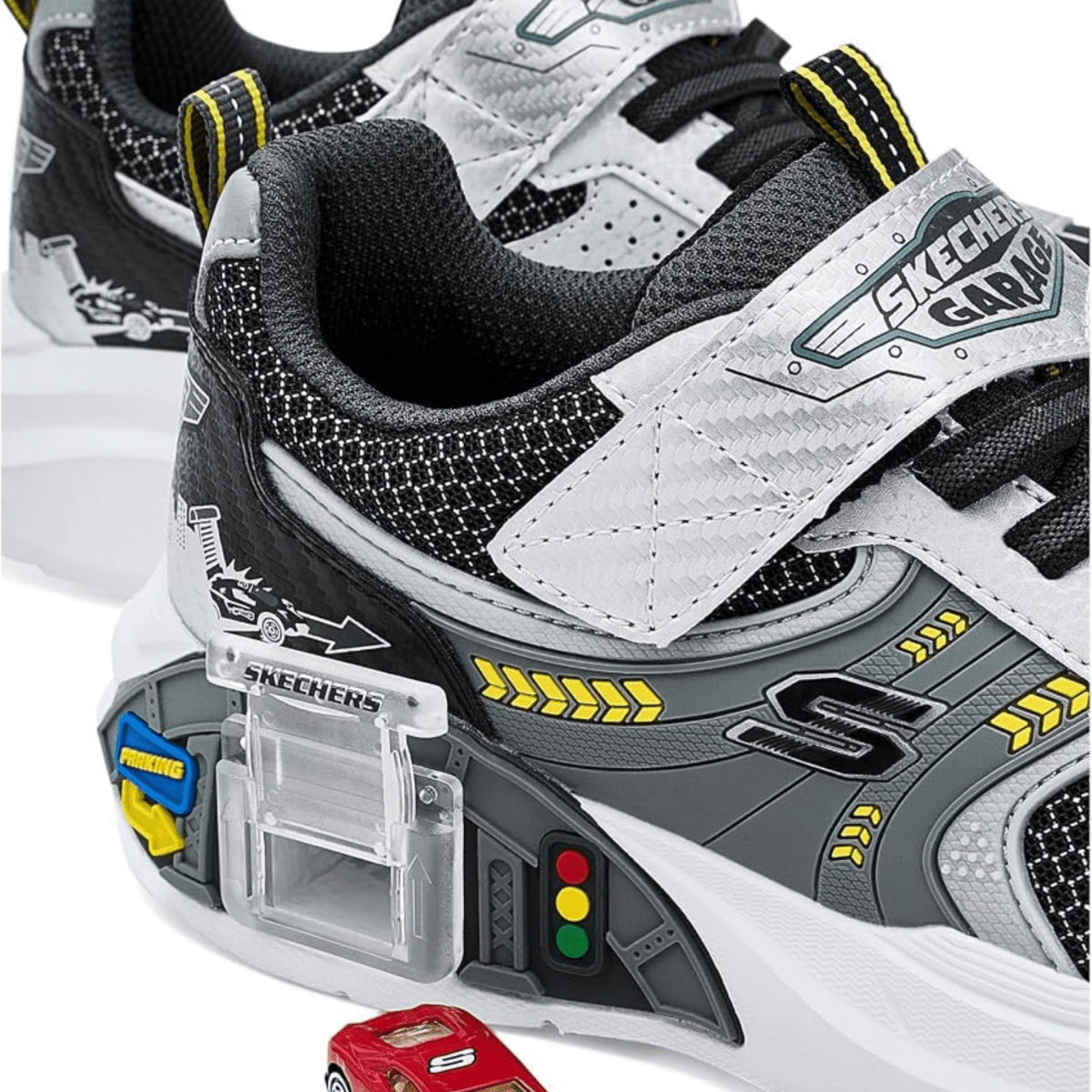 Skechers Boys (Preschool) 402150LSLBK Car Garage Silver/Black - 1112072 - Tip Top Shoes of New York