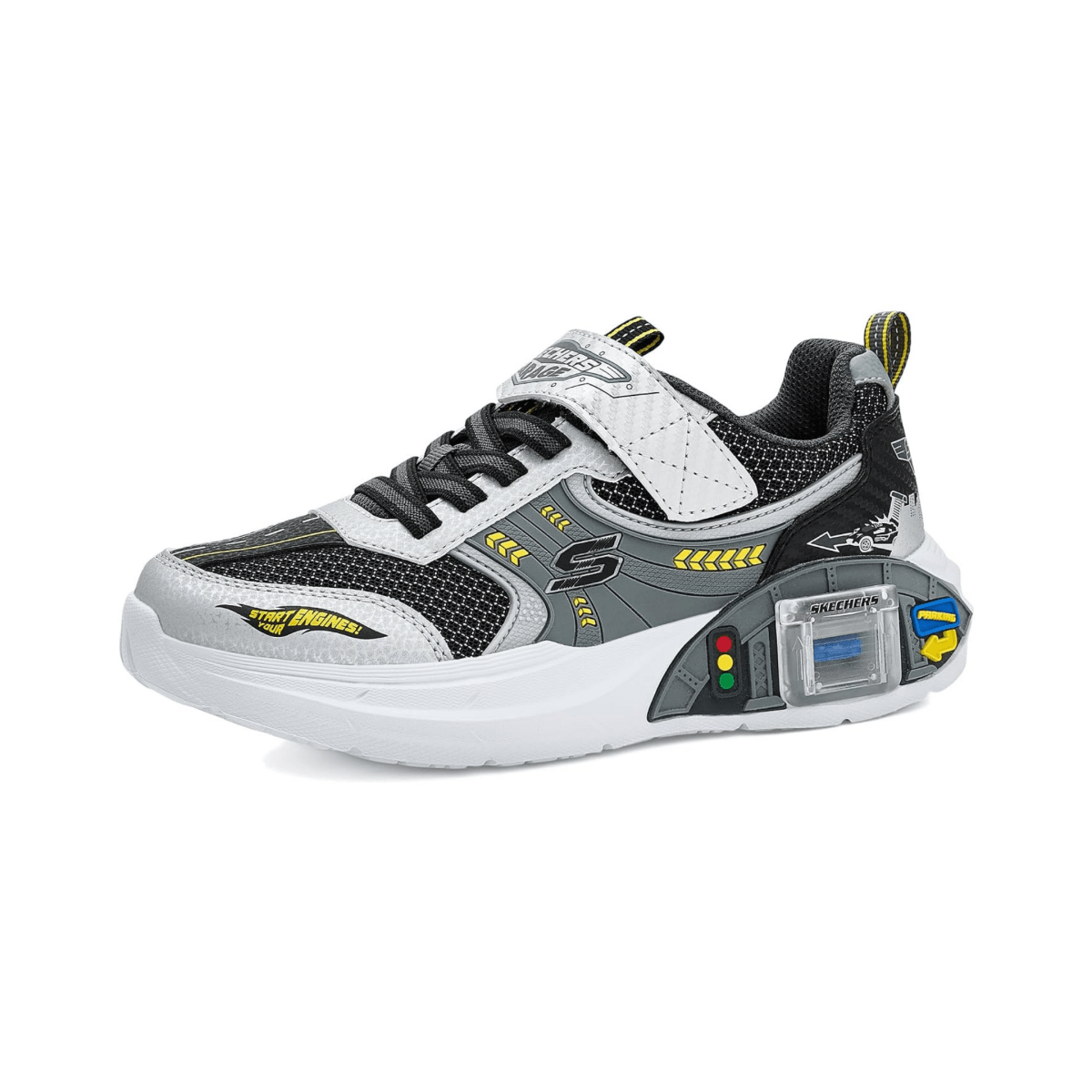 Skechers Boys (Preschool) 402150LSLBK Car Garage Silver/Black - 1112072 - Tip Top Shoes of New York