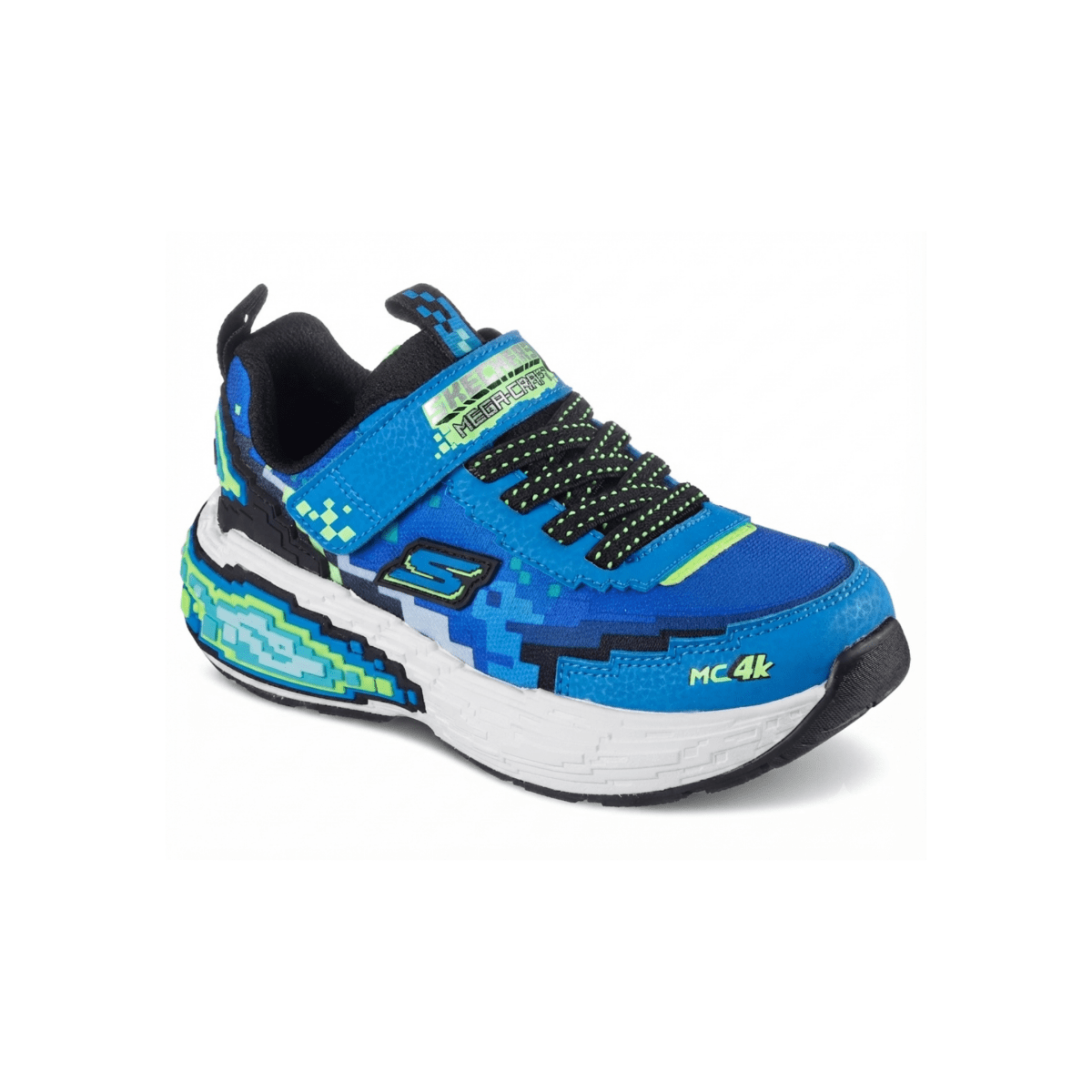 Skechers Boys (Preschool) 402160LBLLM Mega Craft 4K Blue/Lime - 1112098 - Tip Top Shoes of New York