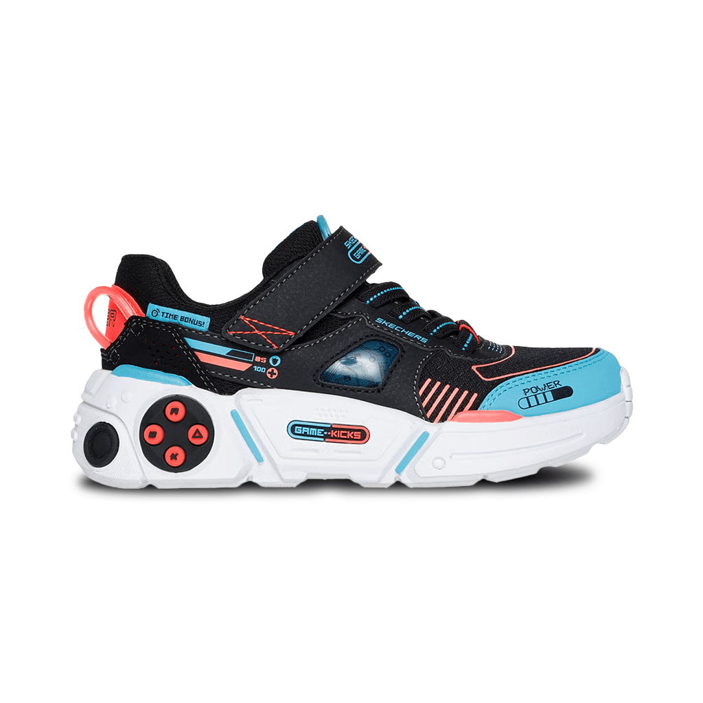 Skechers Boys' (Preschool) 402270LBKMT Game Kicks: Gametronix 2.0 Black/Multicolor - 1100453 - Tip Top Shoes of New York