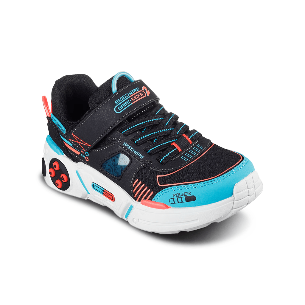 Skechers Boys' (Preschool) 402270LBKMT Game Kicks: Gametronix 2.0 Black/Multicolor - 1100453 - Tip Top Shoes of New York