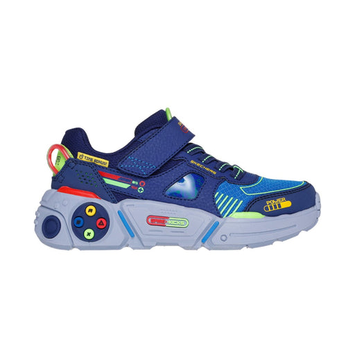 Skechers Boy's (Preschool) 402270LNVMT Game Kicks: Gametronix 2.0 Navy/Multi - 1089864 - Tip Top Shoes of New York