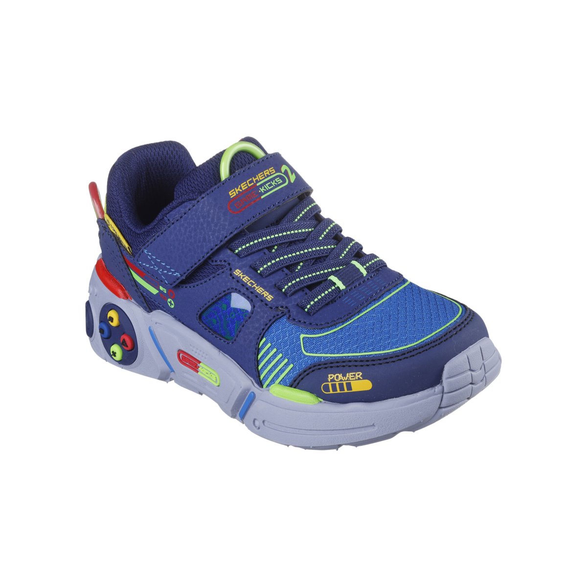 Skechers Boy's (Preschool) 402270LNVMT Game Kicks: Gametronix 2.0 Navy/Multi - 1089864 - Tip Top Shoes of New York