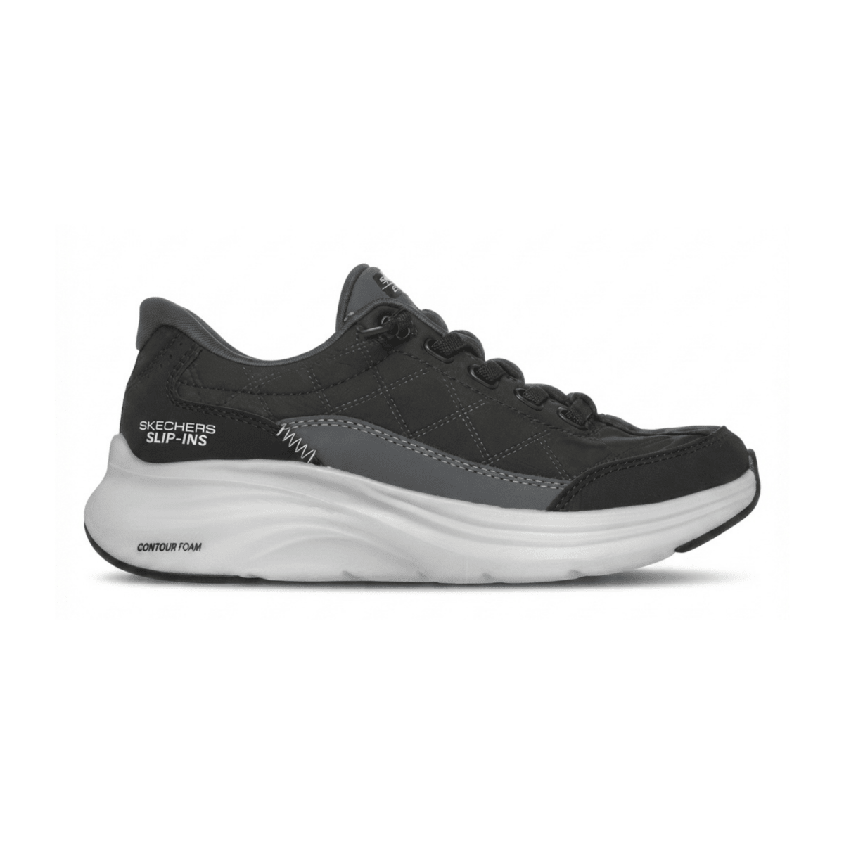 Skechers Boys (Preschool) 403892LBKW Slip-ins: Contour Foam - Cozy Fit Black/White - 1112176 - Tip Top Shoes of New York