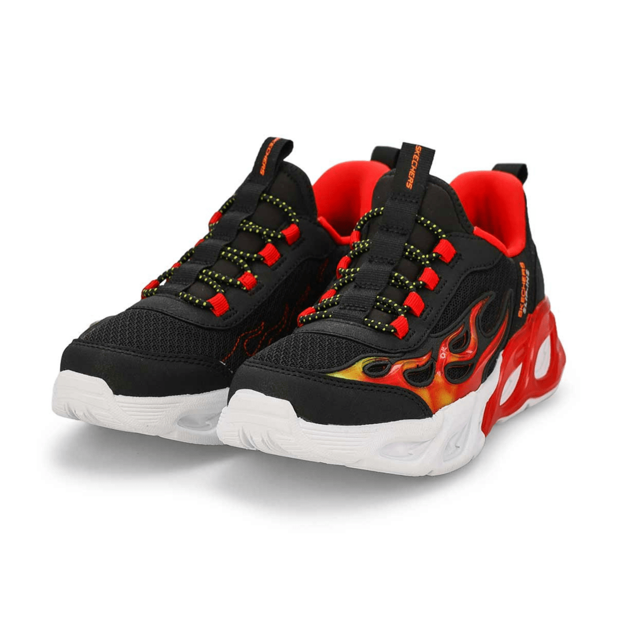 Skechers Boys' (Preschool) 403898LBKRD Slip - ins S - Lights: Thermo Flash 2.0 - Heat - Brisk Black/Red - 1100467 - Tip Top Shoes of New York