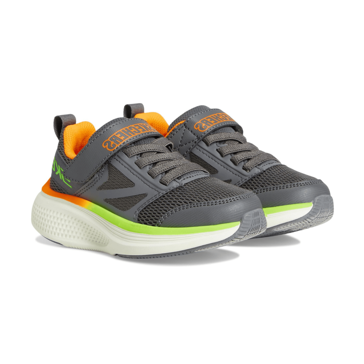 Skechers Boys' (Preschool) 404050L GO RUN Elevate 2.0 - Where's My Skechers? Charcoal - 1106551 - Tip Top Shoes of New York