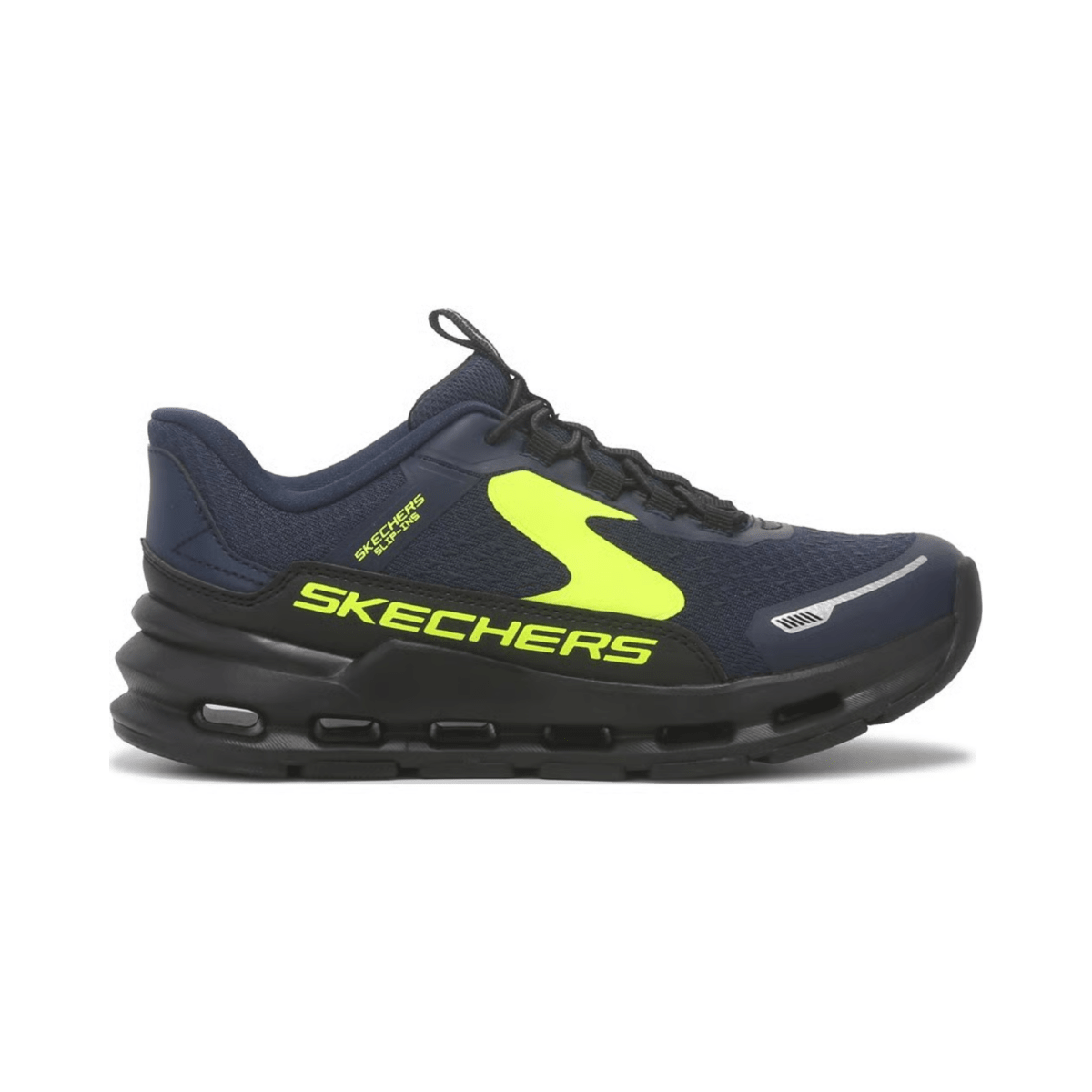 Skechers Boys (Preschool) 404203LNVBK Slip-ins: Glide-Step Plus - Vista-Lane Navy/Black/Lime - 1112152 - Tip Top Shoes of New York