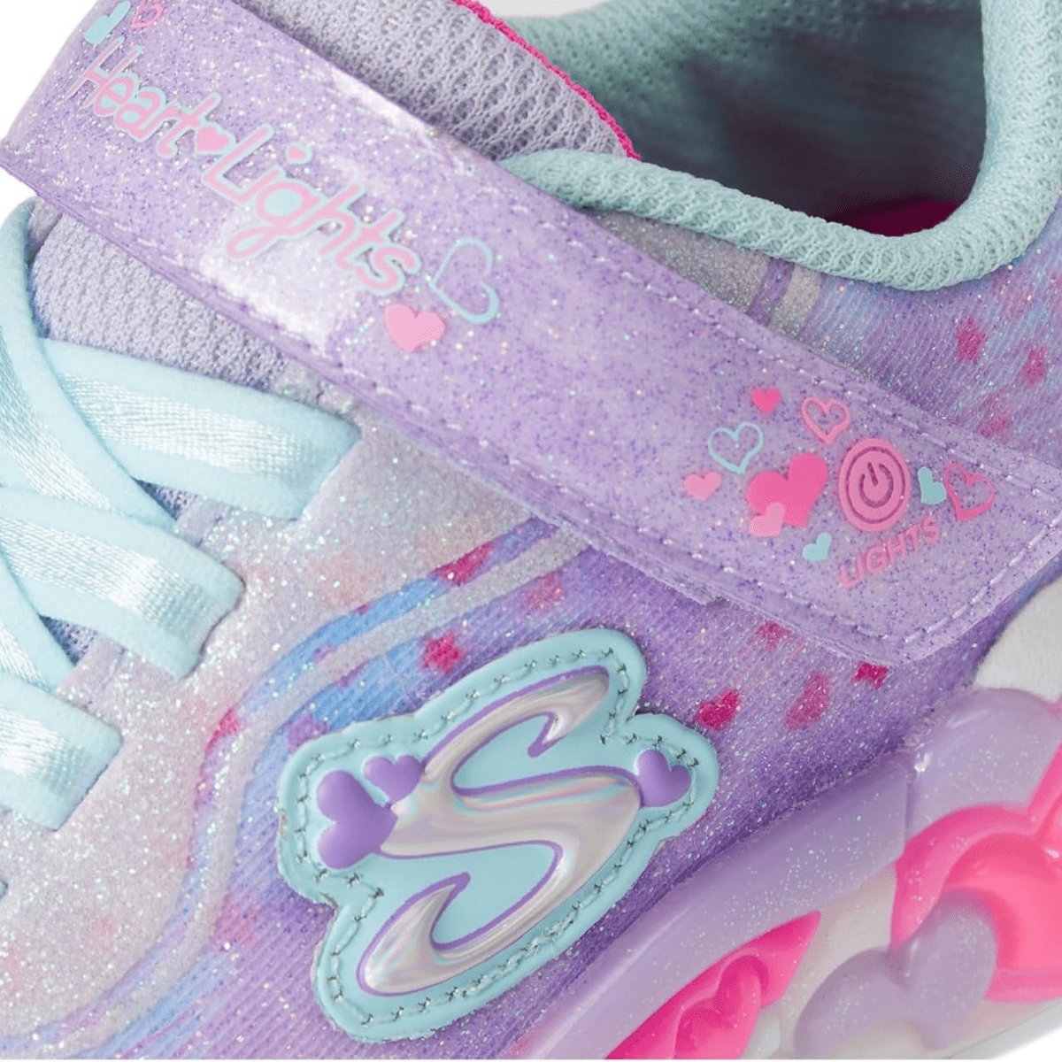 Skechers Girls 302696L Lavendar/Multicolor Eternal Heart - 1107586 - Tip Top Shoes of New York
