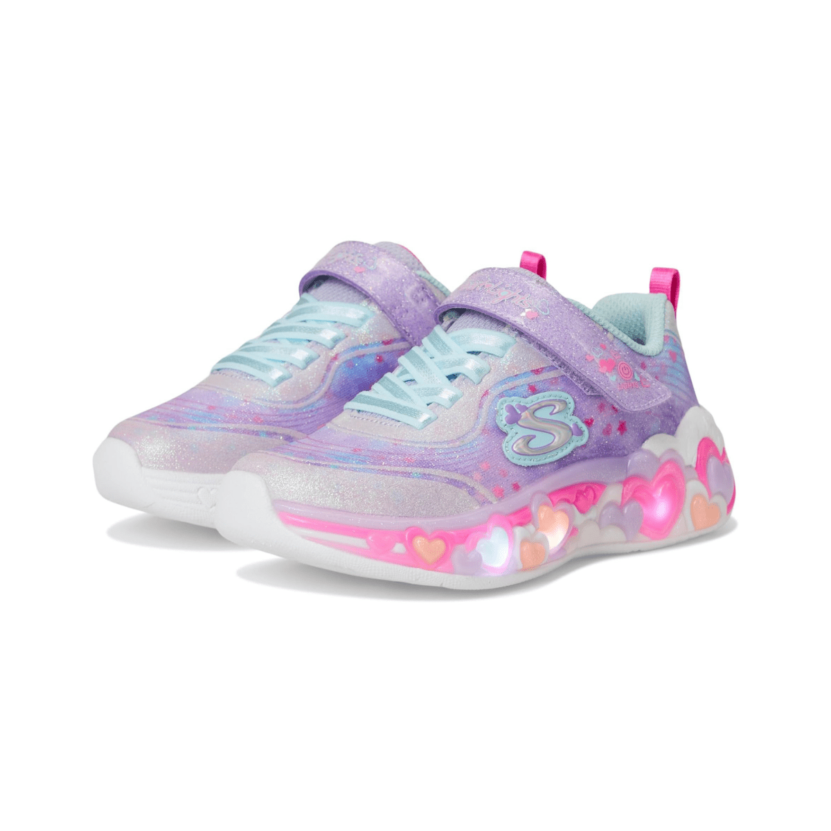 Skechers Girls 302696L Lavendar/Multicolor Eternal Heart - 1107586 - Tip Top Shoes of New York