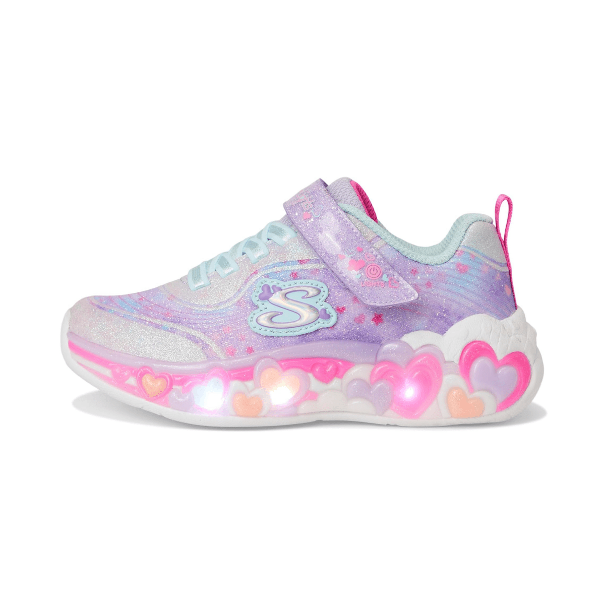 Skechers Girls 302696L Lavendar/Multicolor Eternal Heart - 1107586 - Tip Top Shoes of New York