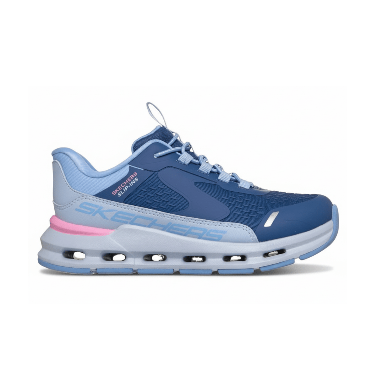 Skechers Girls 303654L Navy/Periwinkle Slip - ins - 1107469 - Tip Top Shoes of New York