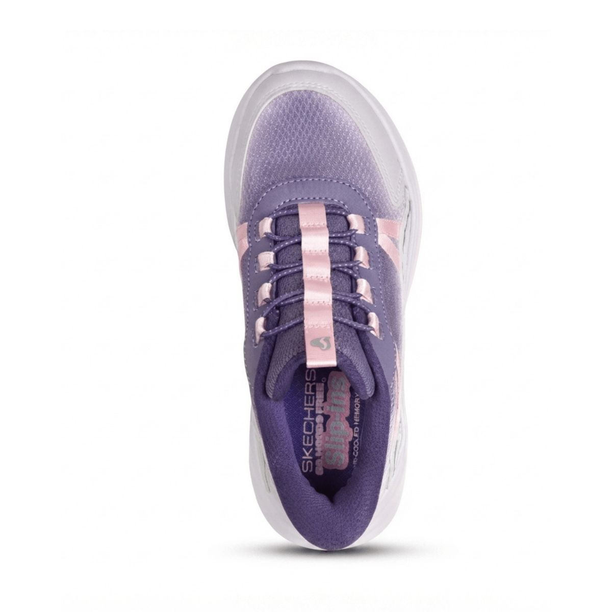 Skechers Girls (Grade School) 304053LLVMT Slip-ins: Wave 92 - Sparkle Sprint Wave 92 Lavender/Pink/White - 1112328 - Tip Top Shoes of New York