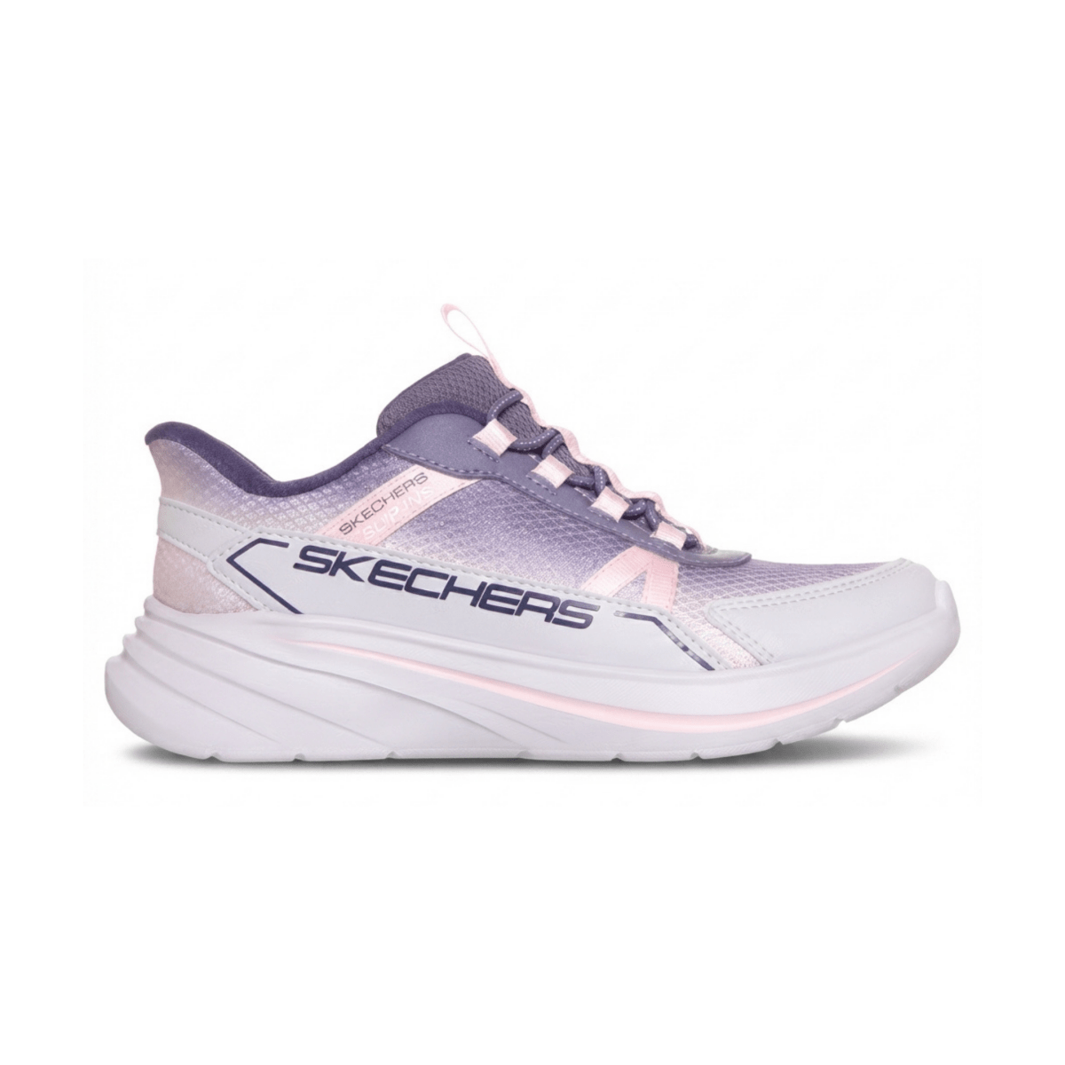 Skechers Girls (Grade School) 304053LLVMT Slip-ins: Wave 92 - Sparkle Sprint Wave 92 Lavender/Pink/White - 1112328 - Tip Top Shoes of New York