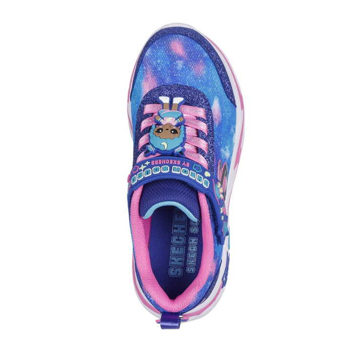 Skechers Girl's (Preschool) 302214LNVMT Snuggle Sneaks - Skech Squad Navy/Multi - 1090006 - Tip Top Shoes of New York