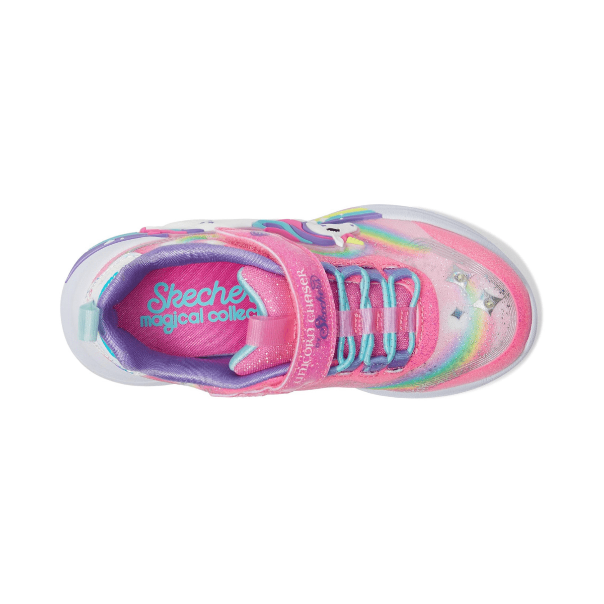 Skechers Girls' (Preschool) 302298L S Lights: Unicorn Chaser Pink/Multicolor - 1106725 - Tip Top Shoes of New York